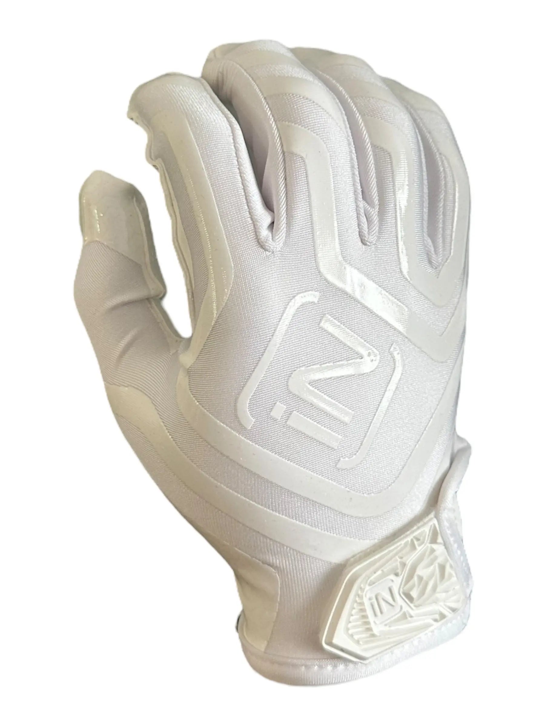 iNzone 1.0 Glove - Adult - White iNergy Football Gloves