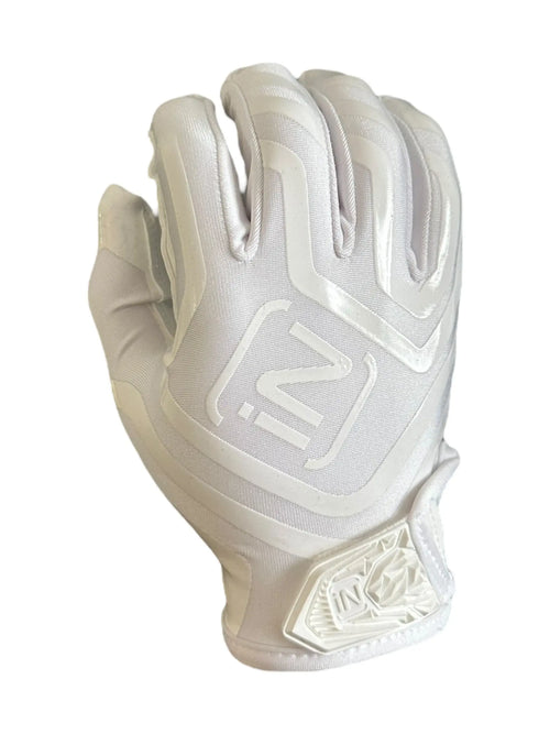 iNzone 1.0 Glove - Adult - White iNergy Football Gloves