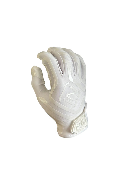 iNzone 1.0 Glove - Youth - White iNergy Football Gloves